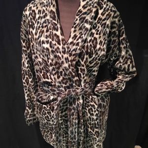 Victoria's Secret leopard robe